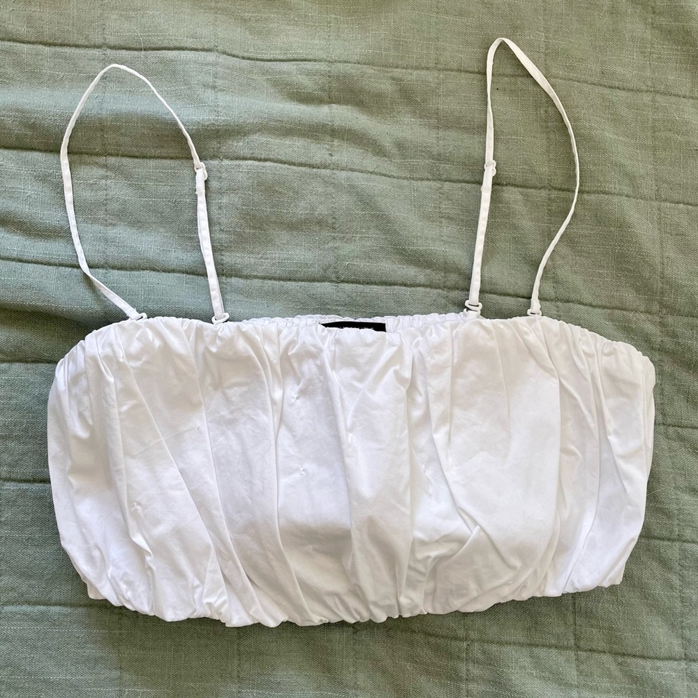 Dynamite White Bolero and Bandeau Set - Picture 2 of 14